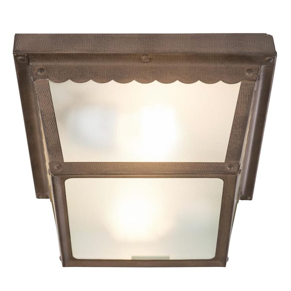 Exterior Lighting Series 1-Light Dark Brown Outdoor Wall-Mount Lamp