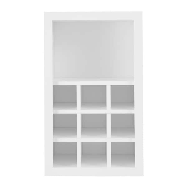 Avondale 18 in. W x 12 in. D x 30 in. H Ready to Assemble Plywood Shaker Wall Flex Kitchen Cabinet in Alpine White