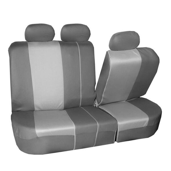 Supreme Twill Fabric 47 in. x 23 in. x 2 in. Universal Fit Full Set Car Seat Covers