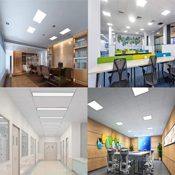 2 ft. x 4 ft. 40-Watt LED Flat Panel Ceiling Light (4-Pack)