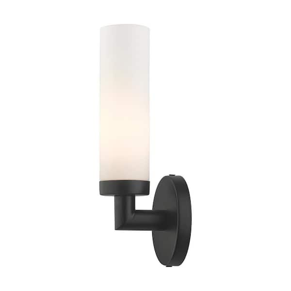 Aspen 1 Light Black ADA Single Sconce