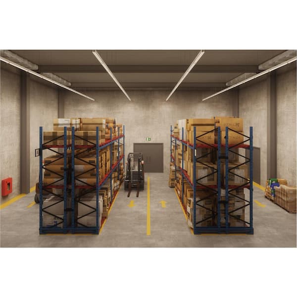 40-Watt 2-Light White 4 ft. Fluorescent Strip Light