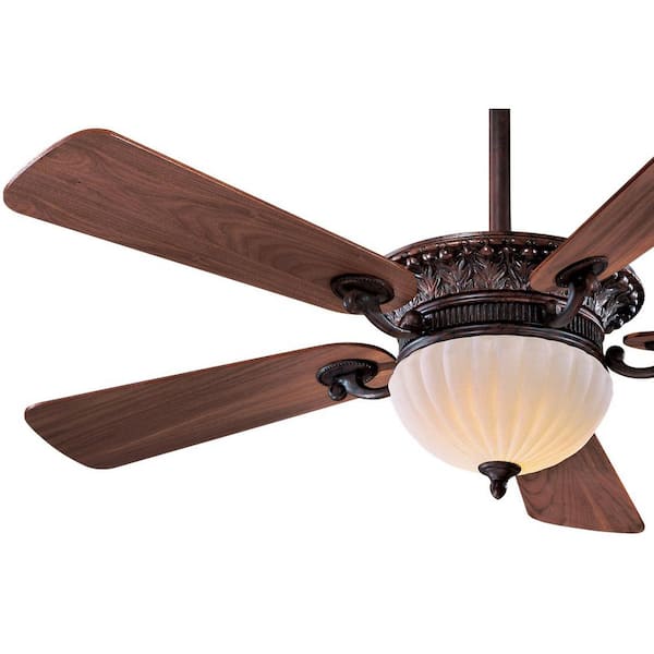 Volterra 52 in. LED Indoor Volterra Bronze Ceiling Fan with Light and Wall Control
