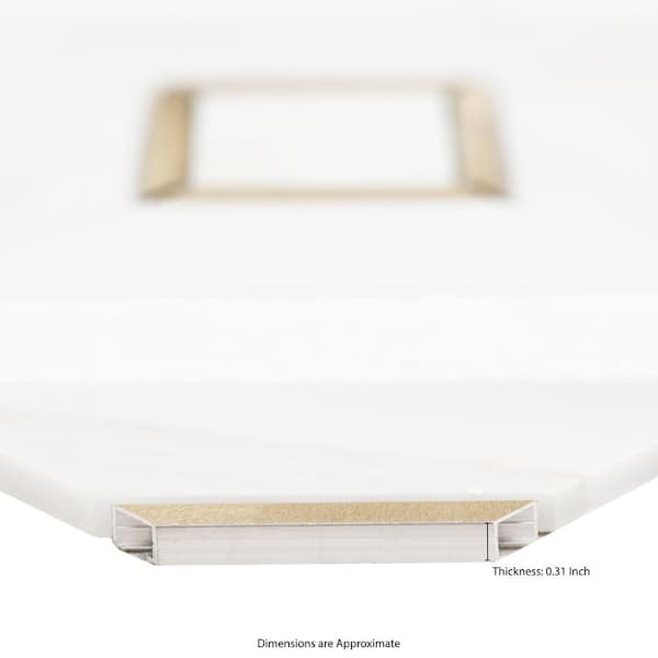 Verona Gold Pattern 11.85 in. x 11.85 in. Honed Multi-Surface Mesh-Mounted Mosaic Tile (9.8 sq. ft./Case)