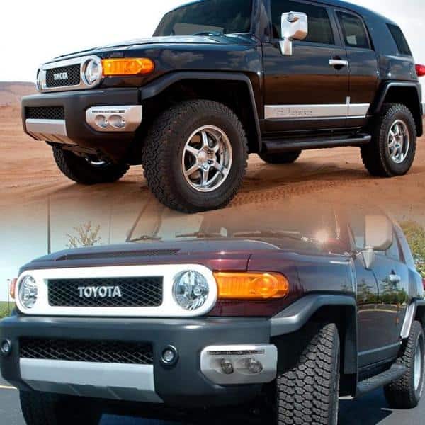 Toyota FJ Cruiser 07-14 Fog Lights With LED Daytime Running Lights W/Switch- Clear