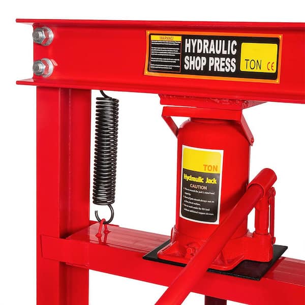 12-Ton H-Frame Hydraulic Floor Shop Press