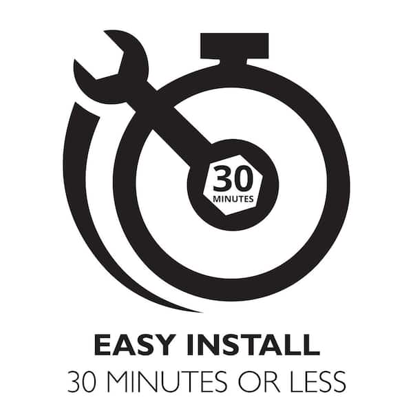 Kimball 11 in. 1-Light Matte Black Ceiling Light Semi-Flush Mount