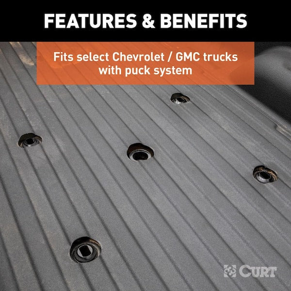 Puck System 5th Wheel Adapter Rails Select Silverado Sierra F250 F350 25K