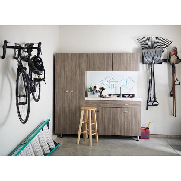 4 ft. x 8 ft. Laminate Sheet in Walnut Fiberwood with Natural Grain Finish