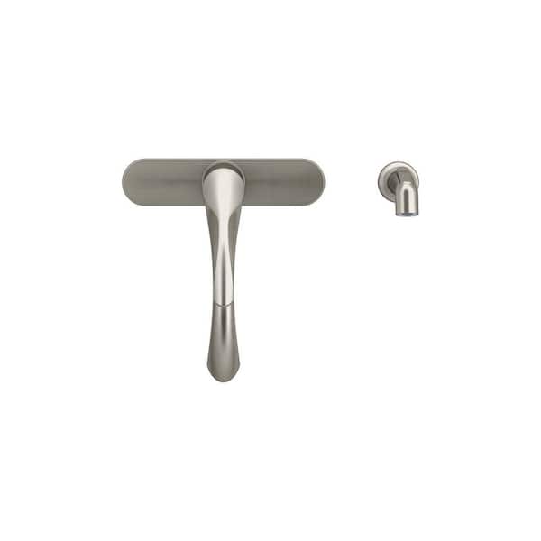 Mistos Single-Handle Standard Kitchen Faucet with Side Sprayer in Stainless Steel