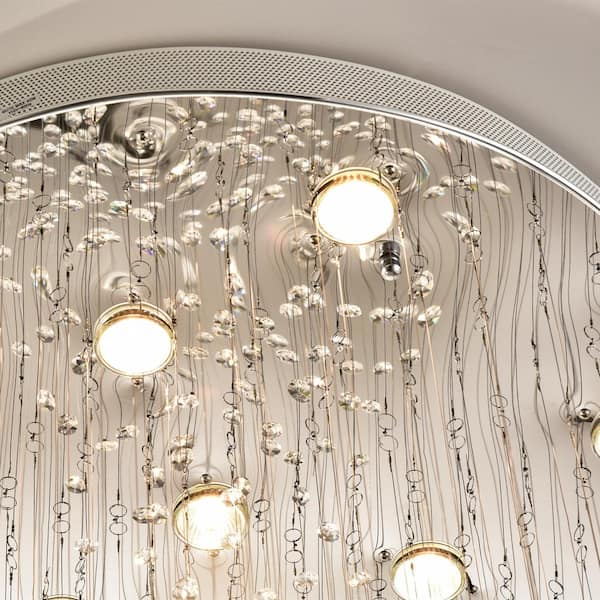 Albany 10 -Light Crystal Tiered Chandelier