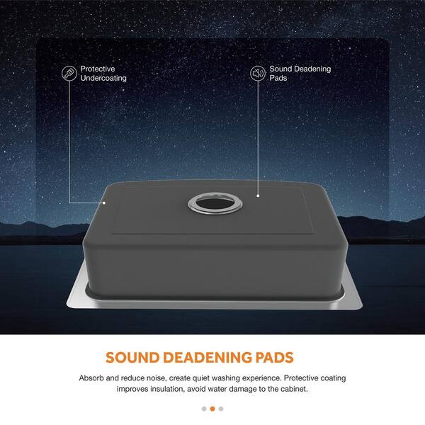 All-in-One Drop-In Stainless Steel 33 in. 2-Hole Single Bowl Kitchen Sink with Pull-Out Faucet