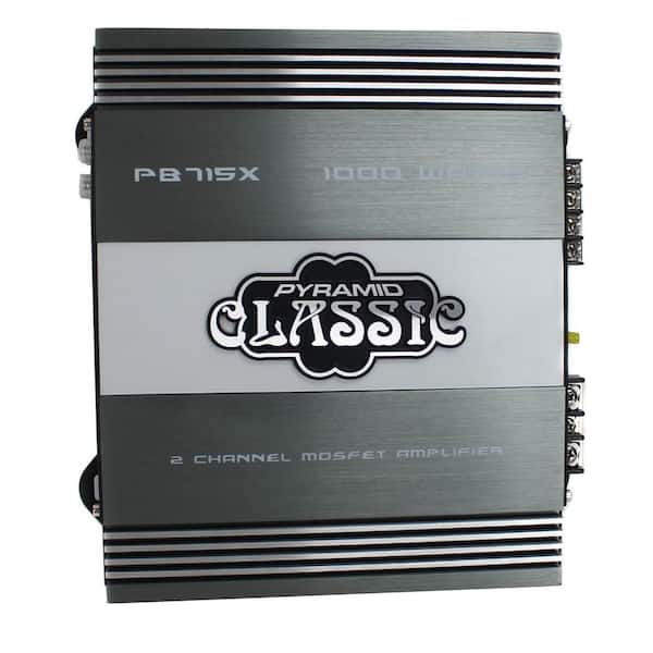 1000-Watt 2 Channel Car Audio Amplifier Power Amp MOSFET 2 Ohm