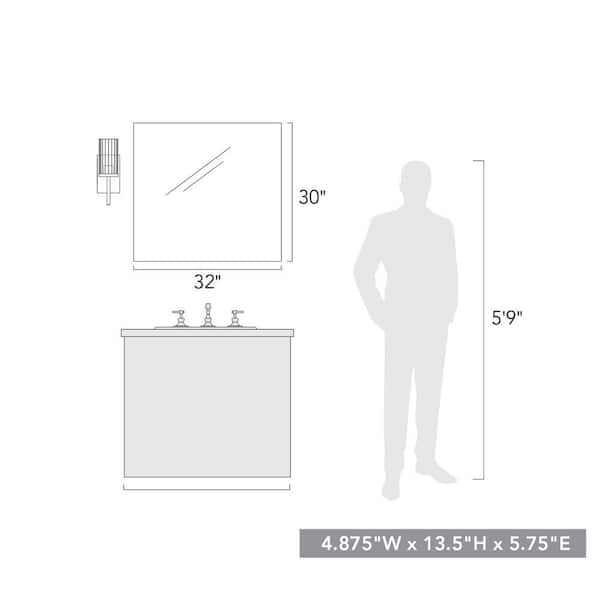 Winslett 4.875 in. 1-Light Matte Black Sconce