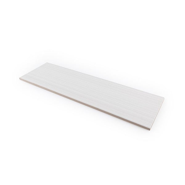 Moonlight Gray 6 in. x 20 in. Glossy Ceramic Wall Tile (10.76 sq. ft./Case)