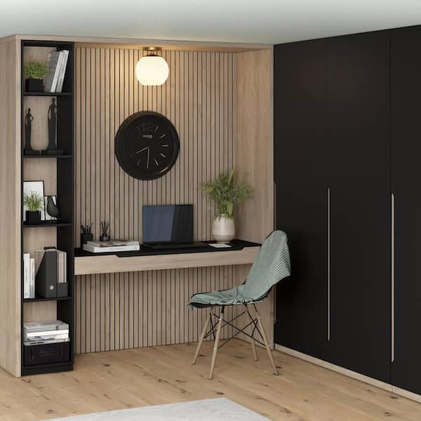 Bartlett 9 in. Brass Semi-Flush Mount with White Milk Glass Shade