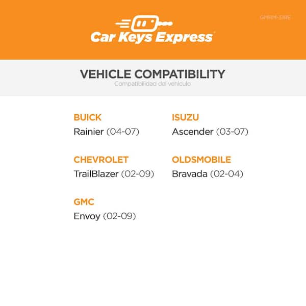 Replacement GM Remote - 3 Buttons (Lock, Unlock, and Panic)
