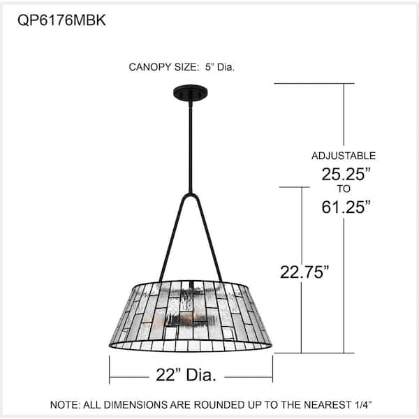 Rainier 4 light Pendant Light