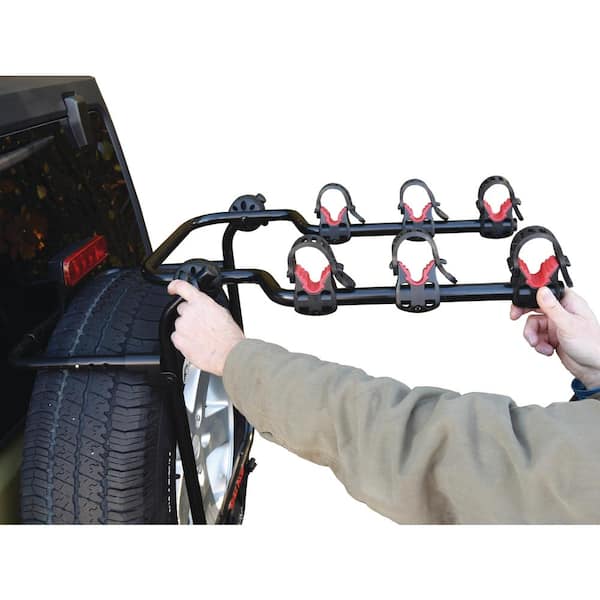 Runway Spare T3 Spare Tire Mount 3-Bike Carrier Rack 33 lbs. per Bike