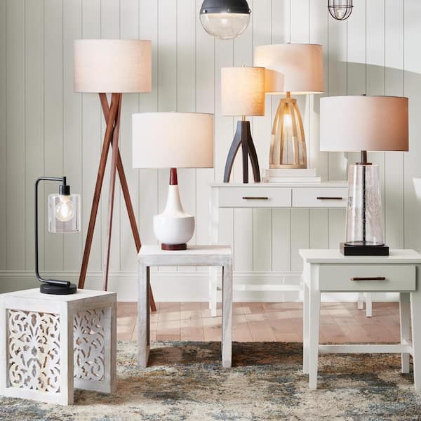 Brooklyn 63 in. Walnut Floor Lamp