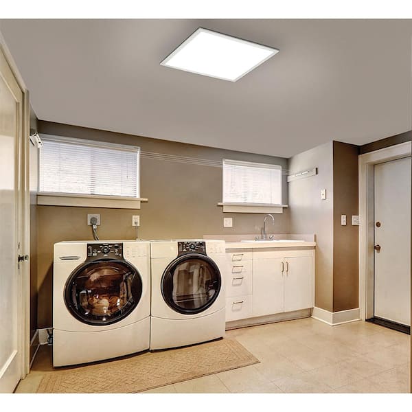 2 ft. x 2 ft. Back-Lit Multiple Lumen Boost Levels 3500K 4000K 5000K Integrated LED Flat Panel Light 0-10V Dimming