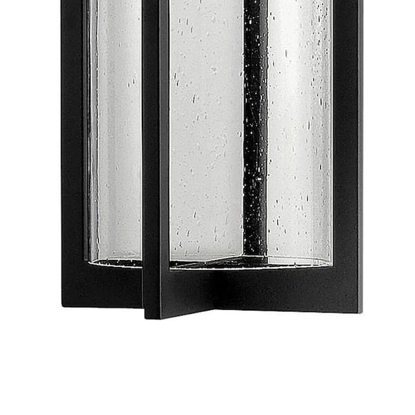 Shelter Medium 1-Light Black Outdoor Hanging Lantern