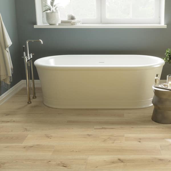 Selva Almond 8 in. x 40 in. Wood Look Porcelain Floor and Wall Tile (15.07 sq. ft./Case)
