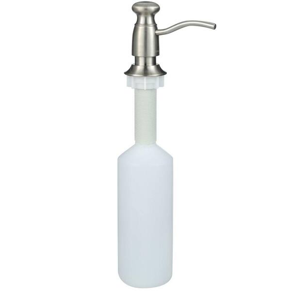 Traditional Design Soap/Lotion Dispenser in Vibrant Brushed Nickel