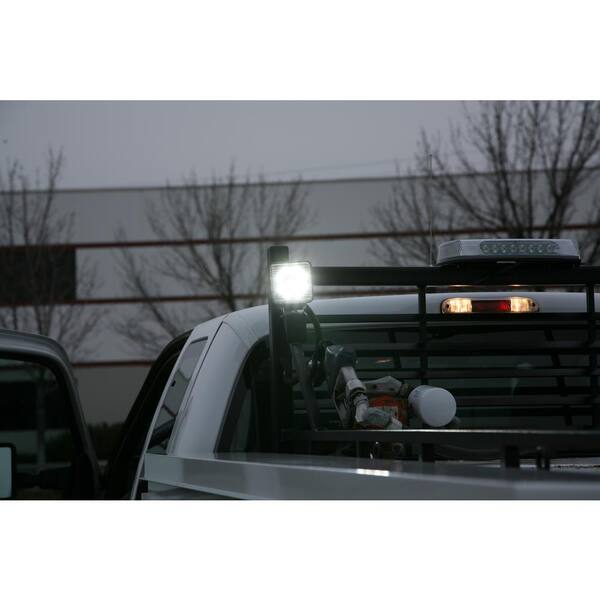 SAE Class 1 Clear Lens LED Minibar with Amber/Clear LEDs Permanent Mount