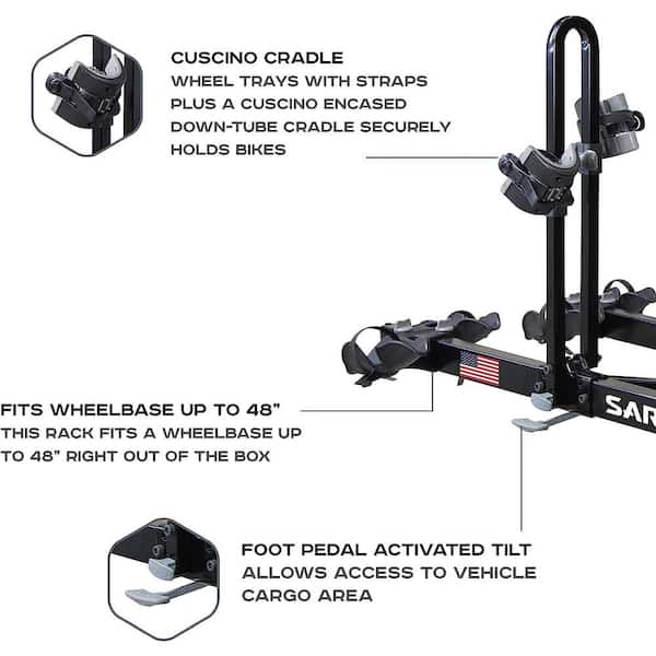 Freedom 4-Bike Carrier, Bike Hitch Car Rack