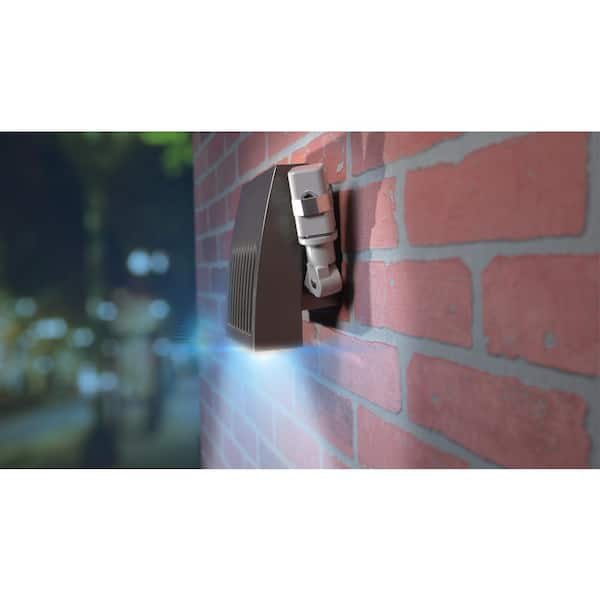 NIGHTFOX 1,000-Watt LED/Incandescent Stem and Swivel Electronic Photocontrol, Gray