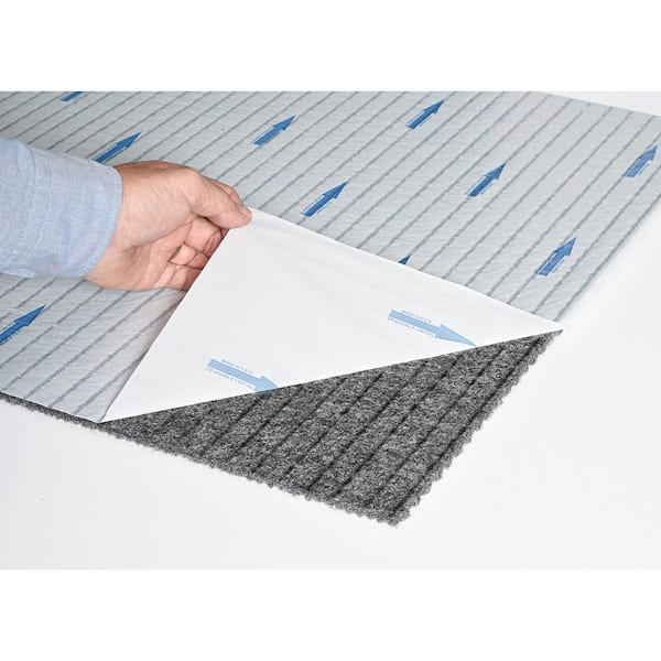 Cascade Gray Residential/Commercial 24 in. x 24 Peel and Stick Carpet Tile (15 Tiles/Case) 60 sq. ft.