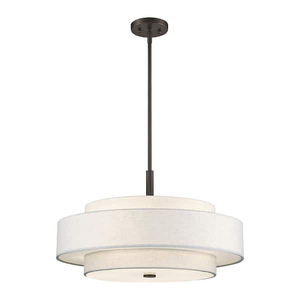 Somerhill 5 Light English Bronze Pendant