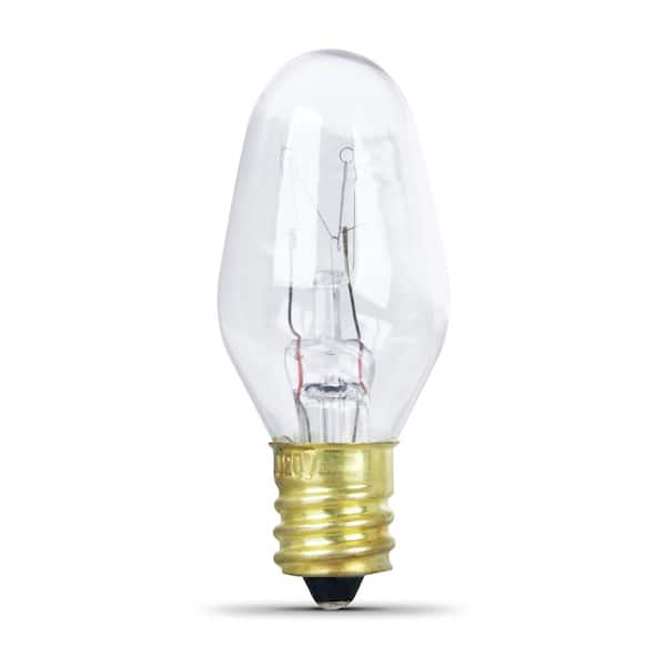 10-Watt Soft White (2700K) C7 Candelabra E12 Base Dimmable Incandescent Appliance Light Bulb (2-Pack)