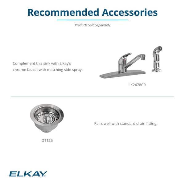 Parkway 20-Gauge Stainless Steel 33 in. Double Bowl Drop-In Kitchen Sink