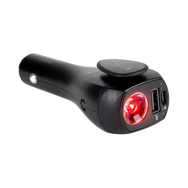 7-in-1 Vehicle Emergency Multi-Tool with Car Charger, Power Bank, Window Breaker, Seat Belt Cutter, and Flashlight