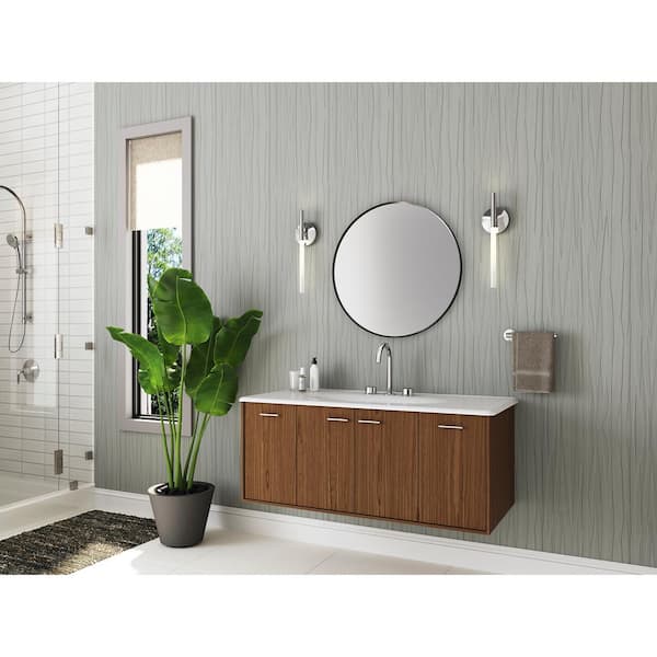 Components 1-Light Polished Chrome LED Wall Sconce