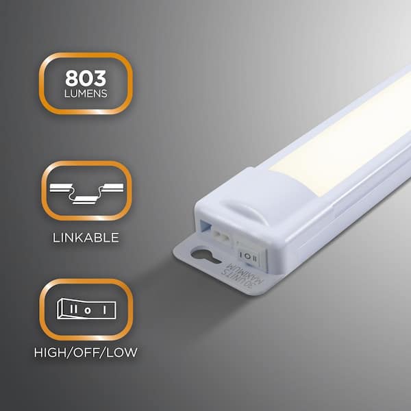 EZ Link Linkable Plug-in 24 in. LED White Under Cabinet Light