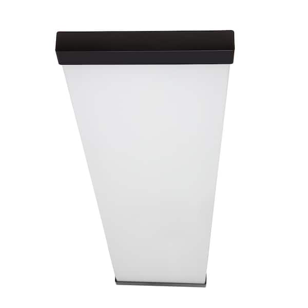 48 in. x 10 in. 4200 Lumens Matte Black Wood End Caps Integrated LED Panel Light 3000K 4000K 5000K Dimmable (4-Pack)