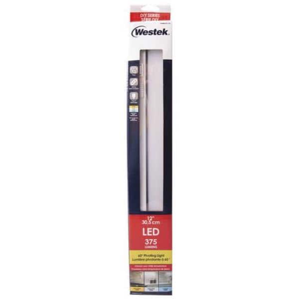 12 in. Under Cabinet Selectable LED Light with Pivot Head