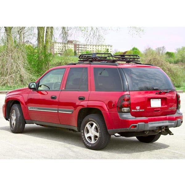 150 lbs. Steel Roof Cargo Basket with Wind Fairing