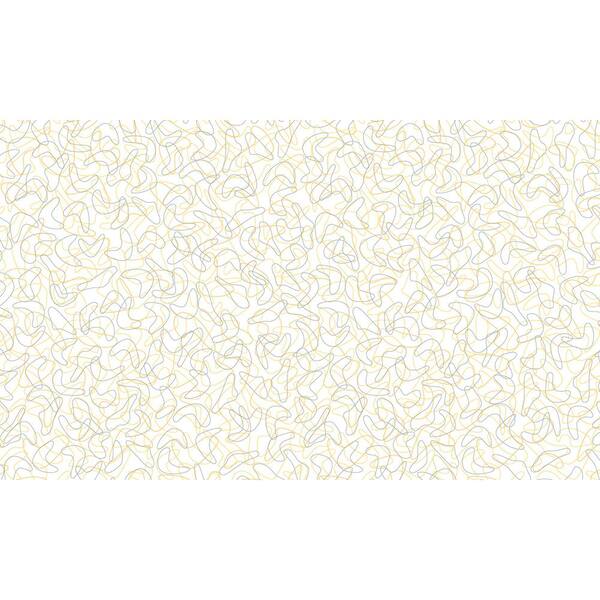 4 ft. x 8 ft. Laminate Sheet in Yellow Glacier Boomerang with Virtual Design Gloss Finish