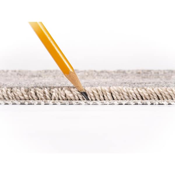 High Castle  - Noble - Gray 45 oz. SD Polyester Pattern Installed Carpet