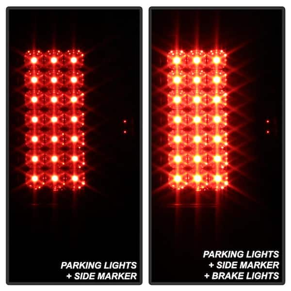 Ford Super Duty F-250/ F-350/ F-450 08-16 LED Tail Lights - Black Smoke