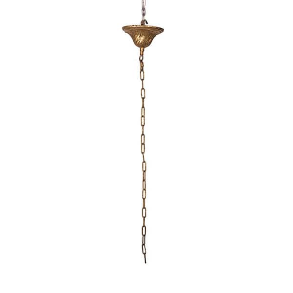Classic Vintage 6-Light Gold Chandelier
