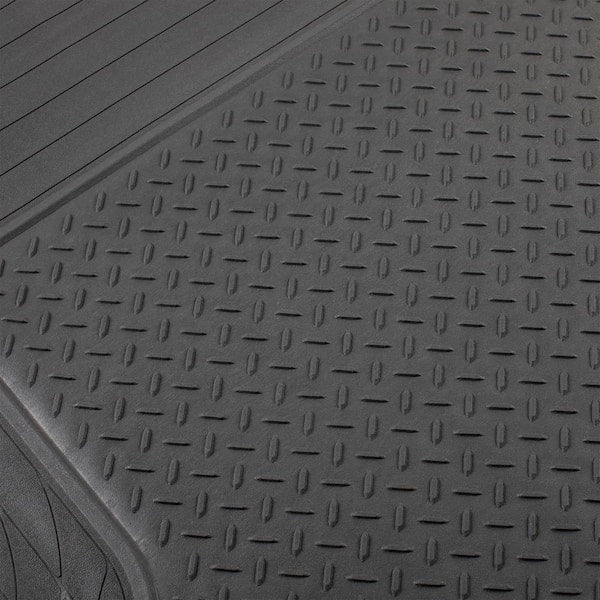 Trimmable Gray Heavy Duty 1 Piece Non Slip 56 in. x 43 in. Vinyl Car Cargo Mat Liner