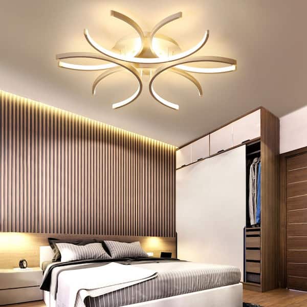 23.6 in. Modern Flowers Design Integrated LED Flush Mount Ceiling Light