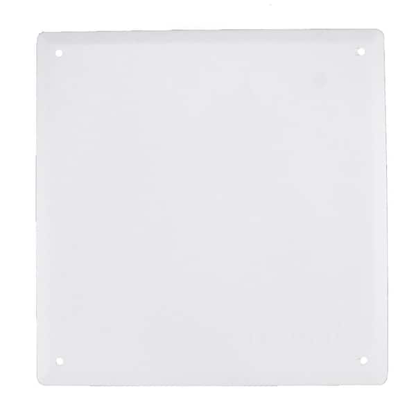 14 in. Structured Media Enclosure and Flush Mount Cover, White