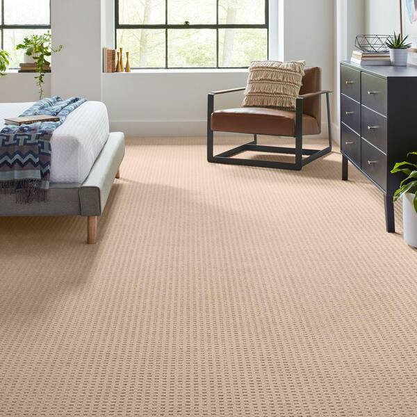 Canter  - Gypsy Moth - Beige 38 oz. Triexta Pattern Installed Carpet