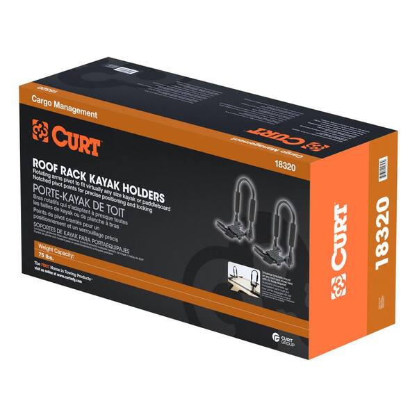 75 lbs. Aluminum Kayak Roof Rack Holders